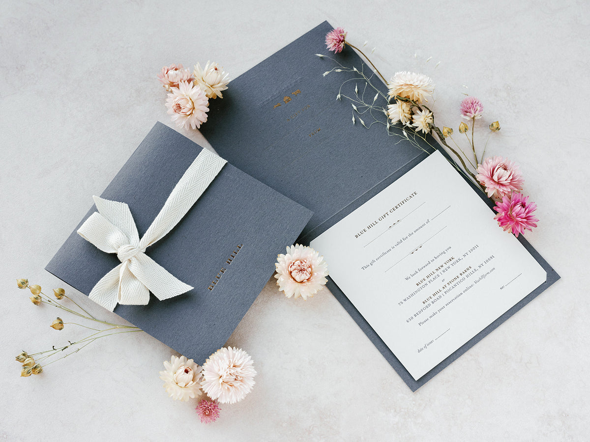 Blue Hill Gift Certificates
