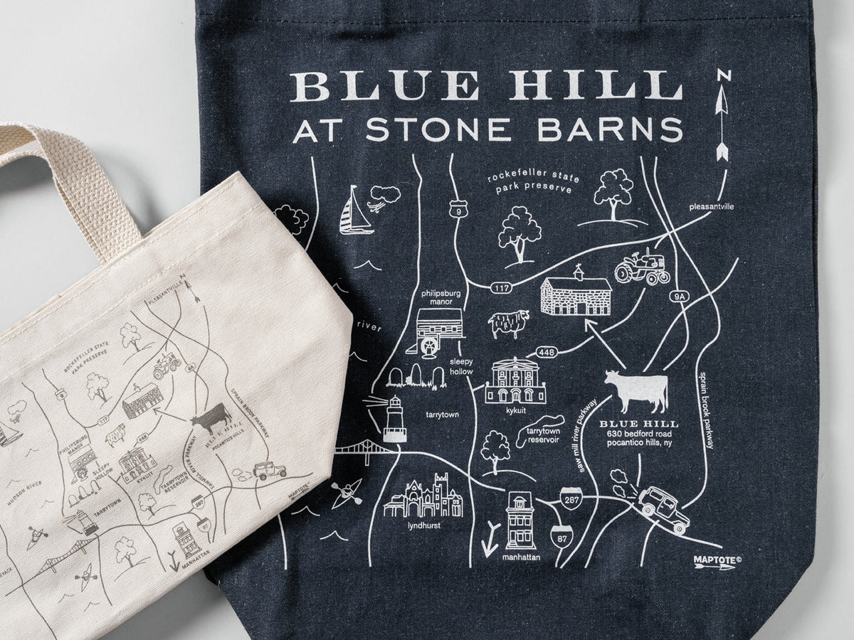 Denim Maptote (Blue Hill Exclusive)