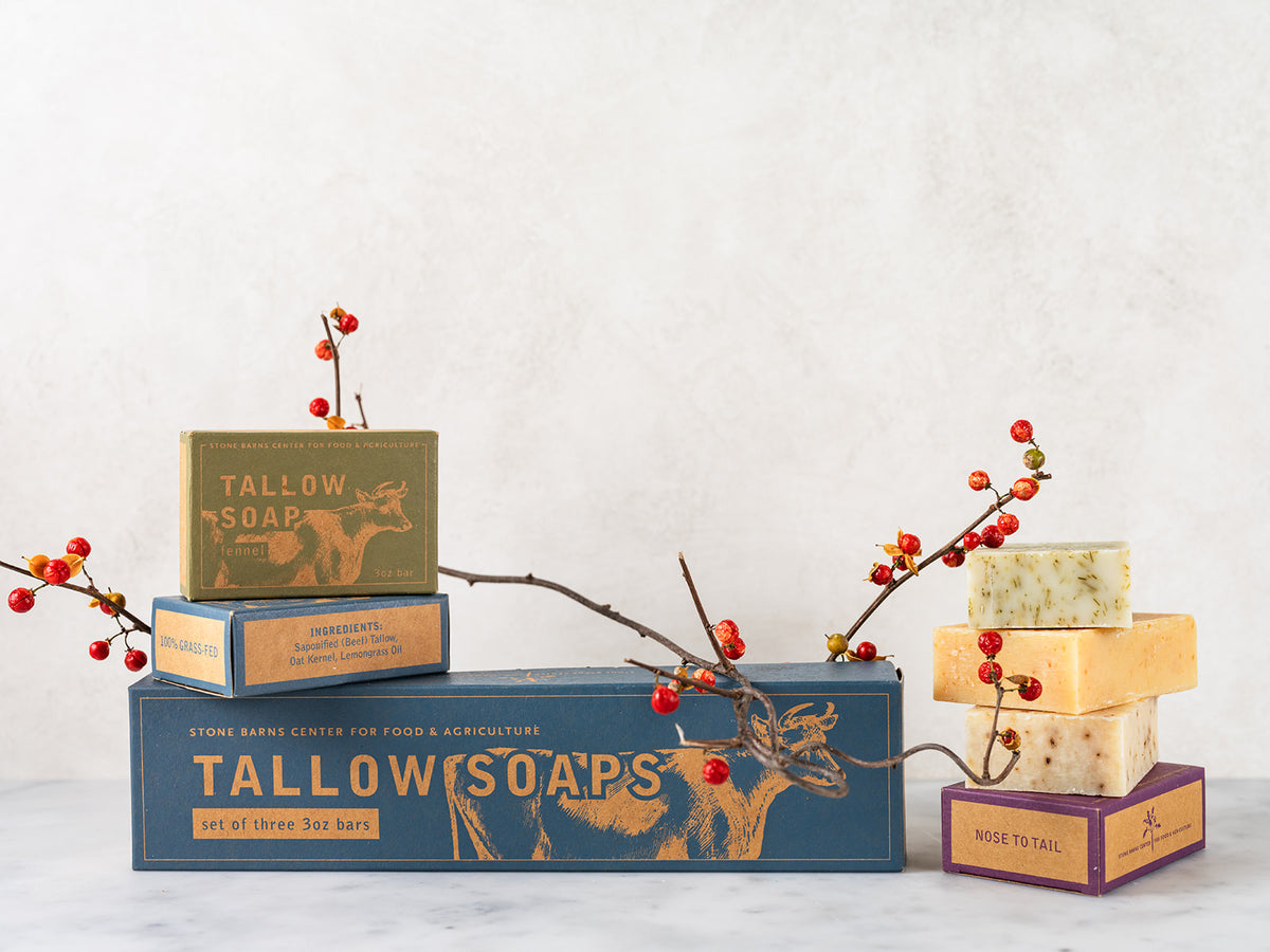 Stone Barns Grass-Fed Tallow Soap Set