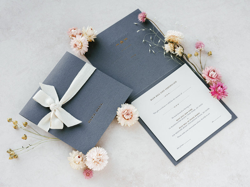 Blue Hill Gift Certificates