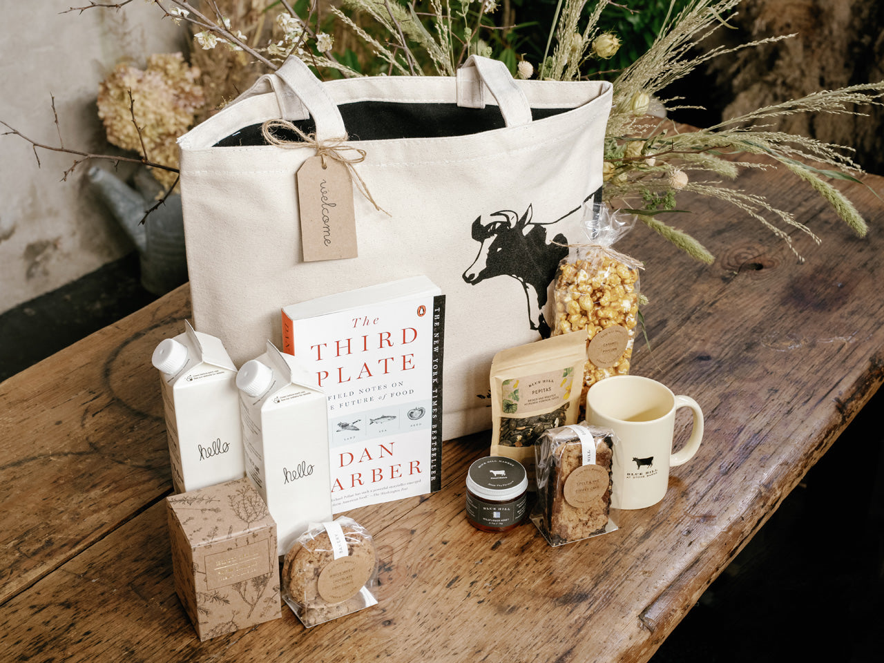 Blue Hill Cow Canvas Tote Gift Bag – Blue Hill Market